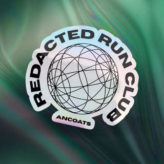 REDACTED Run Club Manchester logo